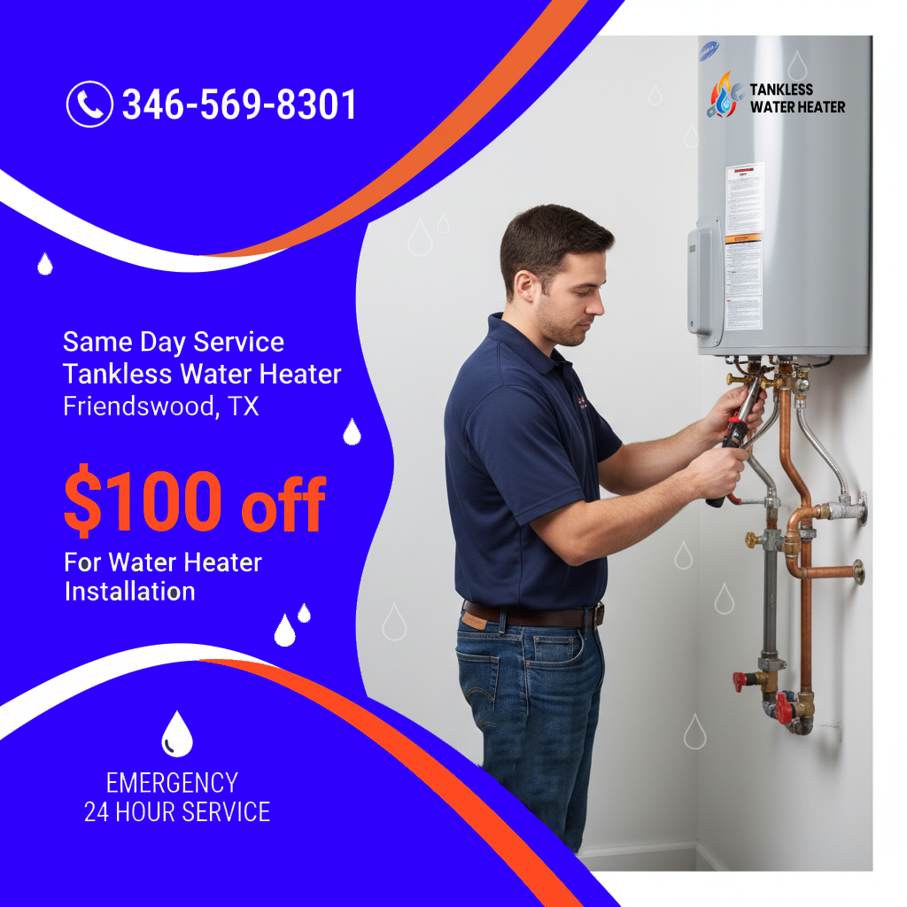 install heater Friendswood TX